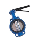 Butterfly Valve Cast Iron Seat EPDM Pn16 Lever Operated Dn50 4