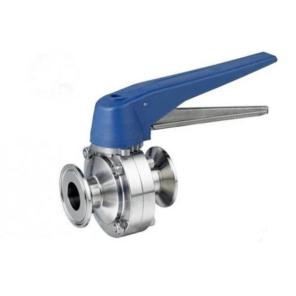 Butterfly Valve Sanitary With Multi Position Lever SUS 316L size 2 inchi